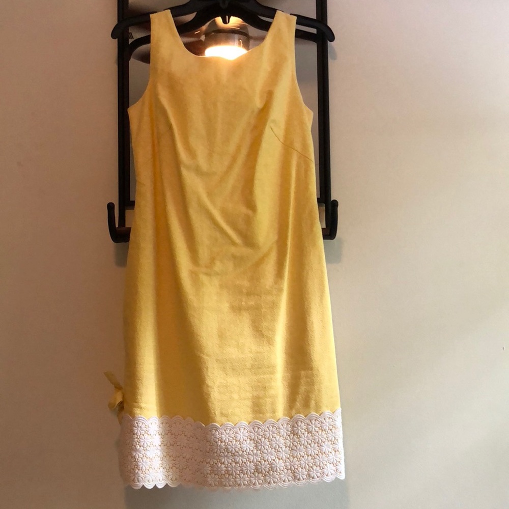 Lilly Pulitzer Yellow Sheath Dress